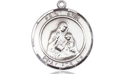 [8002RDSS] Sterling Silver Saint Ann Medal