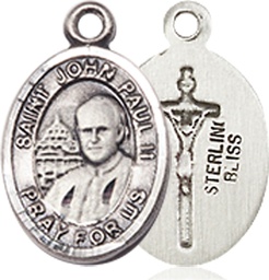 [9234SS] Sterling Silver Saint John Paul II Medal