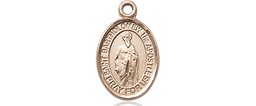 [9238GF] 14kt Gold Filled Saint Bartholomew the Apostle Medal