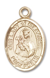 [9243GF] 14kt Gold Filled Our Lady of Mount Carmel Medal