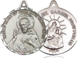[0203SSS] Sterling Silver Scapular Medal