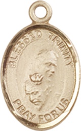 [9249GF] 14kt Gold Filled Blessed Trinity Medal