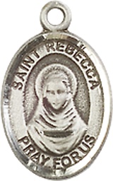 [9252SS] Sterling Silver Saint Rebecca Medal