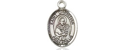 [9257SS] Sterling Silver Saint Christian Demosthenes Medal