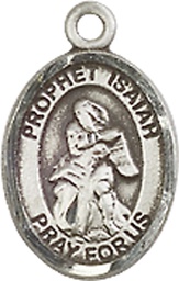 [9258SS] Sterling Silver Saint Isaiah Medal