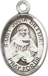 [9267SS] Sterling Silver Saint Julia Billiart Medal