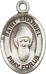 [9271SS] Sterling Silver Saint Sharbel Medal