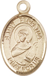 [9272GF] 14kt Gold Filled Saint Perpetua Medal