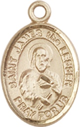 [9277GF] 14kt Gold Filled Saint James the Lesser Medal