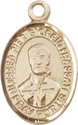 [9278GF] 14kt Gold Filled Blessed Pier Giorgio Frassati Medal