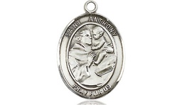 [8004SSY] Sterling Silver Saint Anthony of Padua Medal - With Box