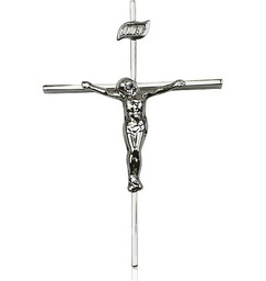 [0011CSS] Sterling Silver Crucifix Medal