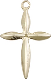 [0018YGF] 14kt Gold Filled Cross Medal