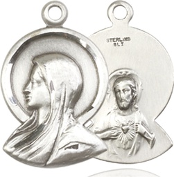 [0020SS] Sterling Silver Madonna Medal
