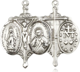 [0021SS] Sterling Silver Novena Medal