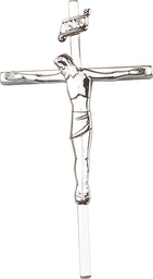[0030SS] Sterling Silver Crucifix Medal