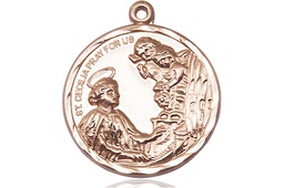 [0037CEGF] 14kt Gold Filled Saint Cecilia Medal