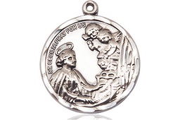[0037CESS] Sterling Silver Saint Cecilia Medal