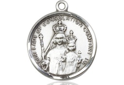 [0038SS] Sterling Silver Our Lady of Consolation Medal