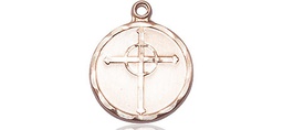 [0051GF] 14kt Gold Filled Episcopal Cross Medal