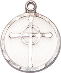 [0051SS] Sterling Silver Episcopal Cross Medal