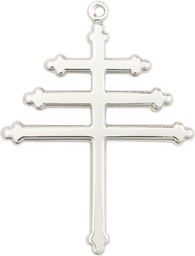 [0064SS] Sterling Silver Maronite Cross Medal
