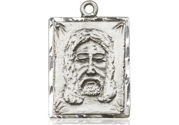 [0075SS] Sterling Silver Holy Face Medal