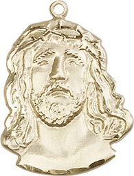 [0082KT] 14kt Gold Ecce Homo Medal