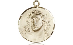 [0154KT] 14kt Gold Ecce Homo Medal