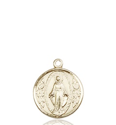 [0601MKT] 14kt Gold Miraculous Medal