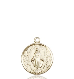 [0601MKT] 14kt Gold Miraculous Medal