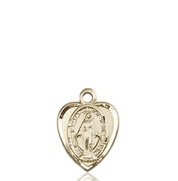 [0706MKT] 14kt Gold Miraculous Medal