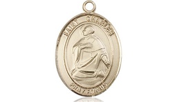 [8020GF] 14kt Gold Filled Saint Charles Borromeo Medal