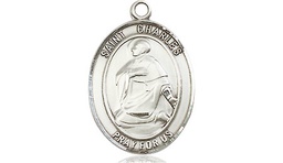 [8020SS] Sterling Silver Saint Charles Borromeo Medal