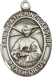 [8021SS] Sterling Silver Saint Catherine Laboure Medal
