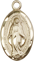 [1609KT] 14kt Gold Miraculous Medal