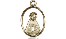 [1626KT] 14kt Gold Madonna Medal