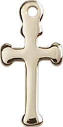 [2522KT] 14kt Gold Cross Medal
