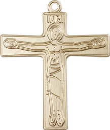 [5239KT] 14kt Gold Cursillio Cross Medal