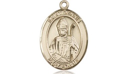 [8025GF] 14kt Gold Filled Saint Dennis Medal