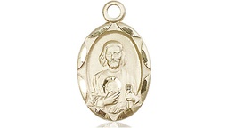 [0612JGF] 14kt Gold Filled Saint Jude Medal