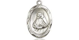 [0612OSS] Sterling Silver Saint Frances Cabrini Medal