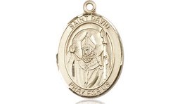[8027GF] 14kt Gold Filled Saint David of Wales Medal