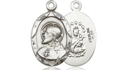 [0612SSS] Sterling Silver Scapular Medal