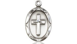[0612YSS] Sterling Silver Cross Medal