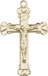 [0620GF] 14kt Gold Filled Crucifix Medal