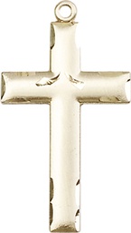 [0624YGF] 14kt Gold Filled Cross Medal