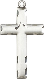 [0624YSSY] Sterling Silver Cross Medal - With Box