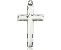 [0624YSSY] Sterling Silver Cross Medal - With Box