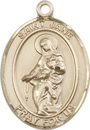 [8029GF] 14kt Gold Filled Saint Jane of Valois Medal
